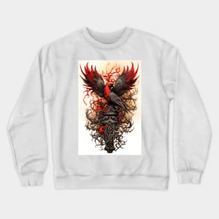 The Phoenix and the Statue Crewneck Sweatshirt